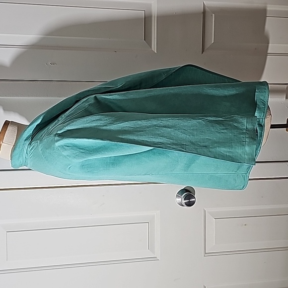 Christopher‎ & Banks cardegan open jacket. Lovely shade of green. linen/rayon XL - Picture 4 of 8